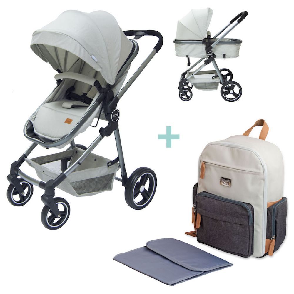 Moon - Pro 2-in-1 Stroller & Rocco Diaper Backpack