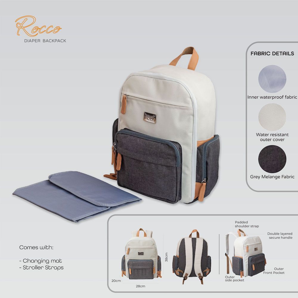 Moon - Pro 2-in-1 Stroller & Rocco Diaper Backpack