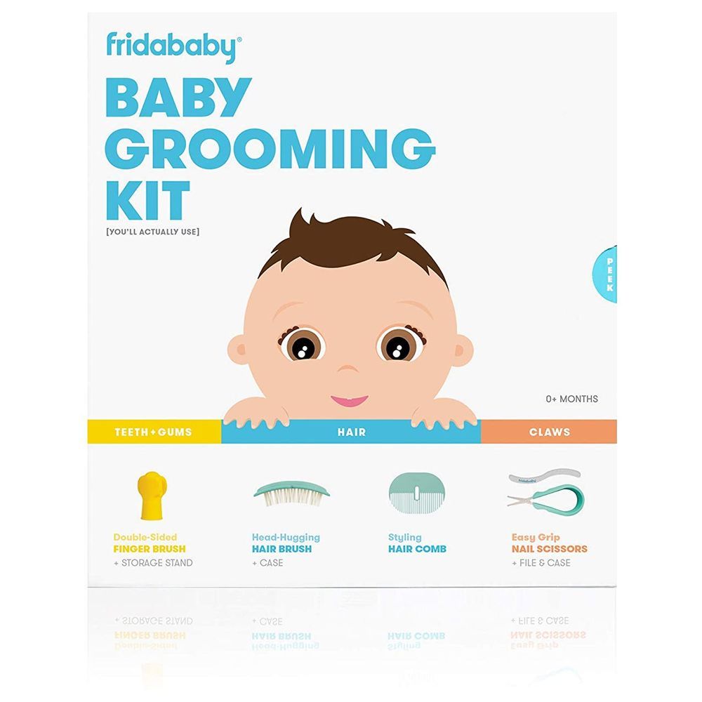 Fridababy - Baby Grooming Kit & Training Toothbrush for Babies