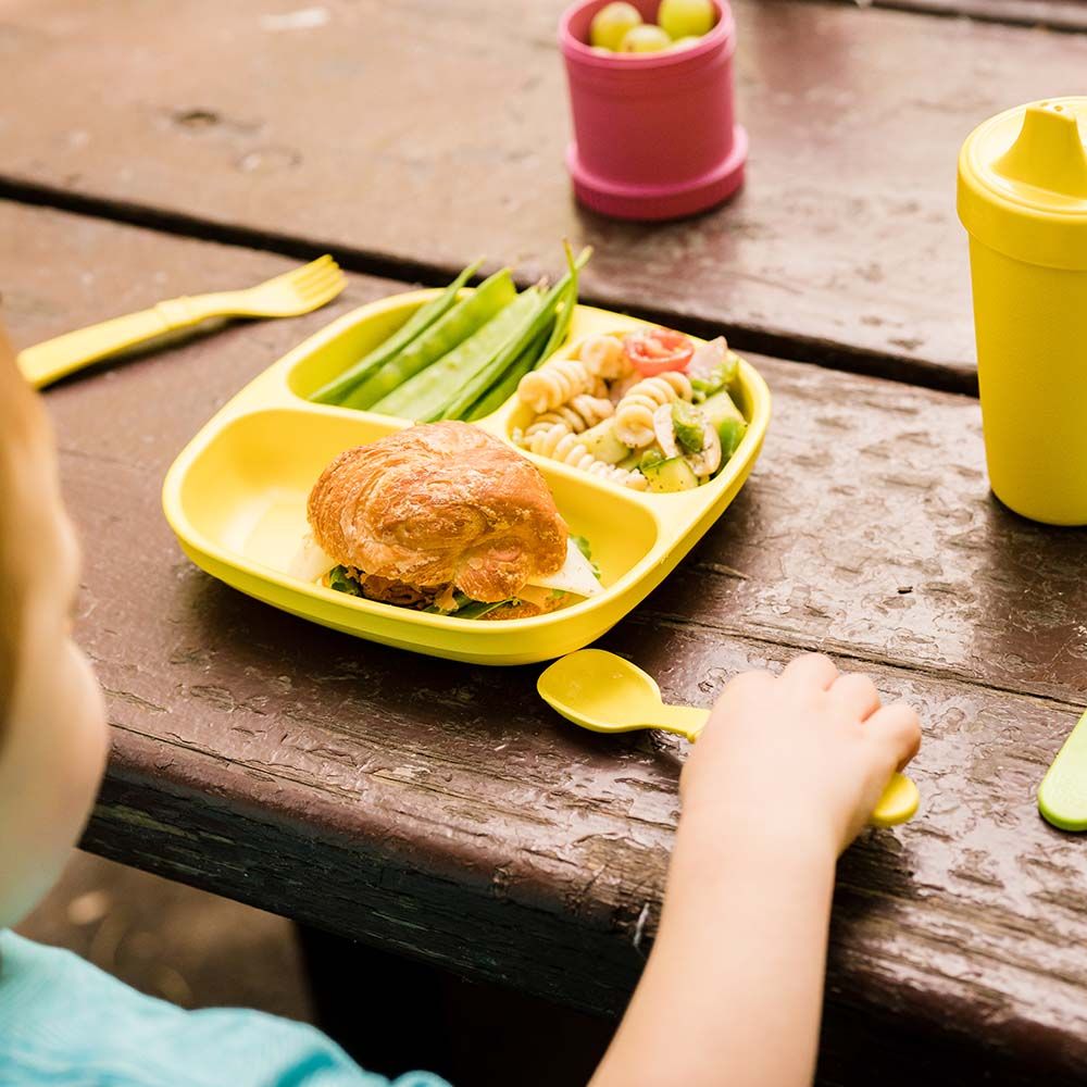 Re-Play - Plates + Bowls + Spill Proof Cups + Spoons & Forks