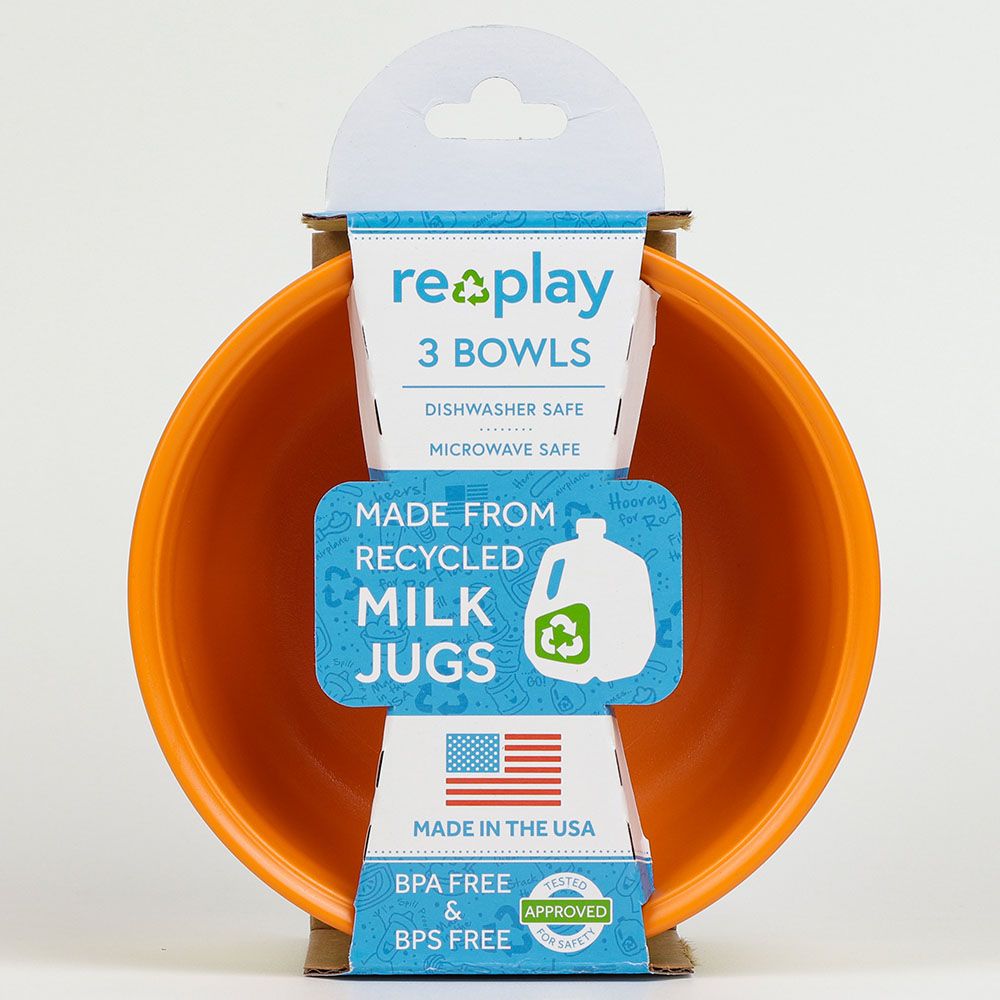 Re-Play - Plates + Bowls + Spill Proof Cups + Spoons & Forks