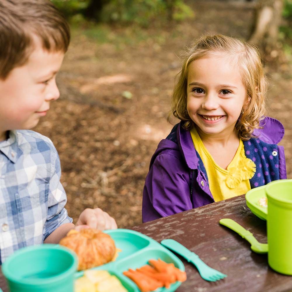 Re-Play - Plates + Bowls + Spill Proof Cups + Spoons & Forks