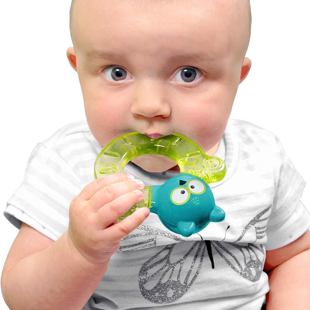 Bbluv - Gumi - Freezable Teething Toy Owl - Lime