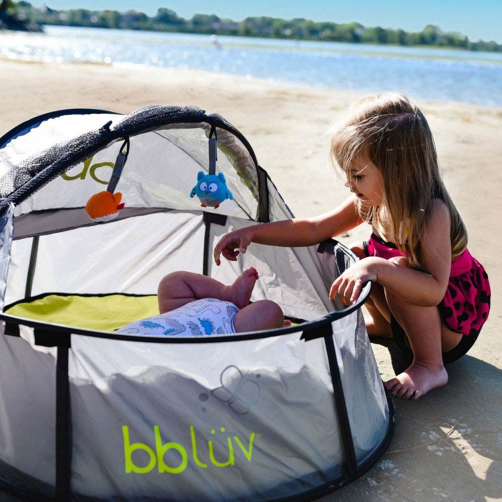 BBLuv - Nido Mini 2-in-1 Travel Bed & Play Tent - Grey