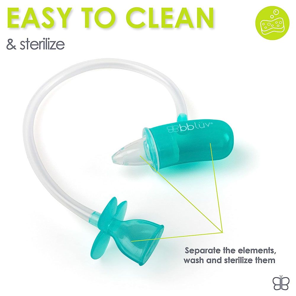 Bbluv - Noze Manual Nasal Aspirator - Aqua