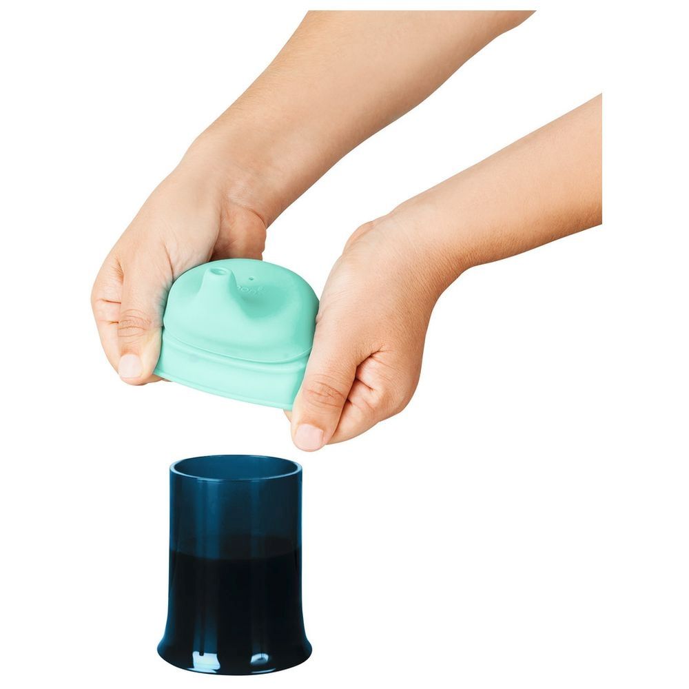 Boon - Snug Stretchy Silicone Reusable Spout Lids with Containers