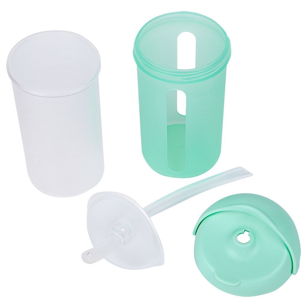 Boon - Swig Silicone Straw Bottle 296ml - Mint