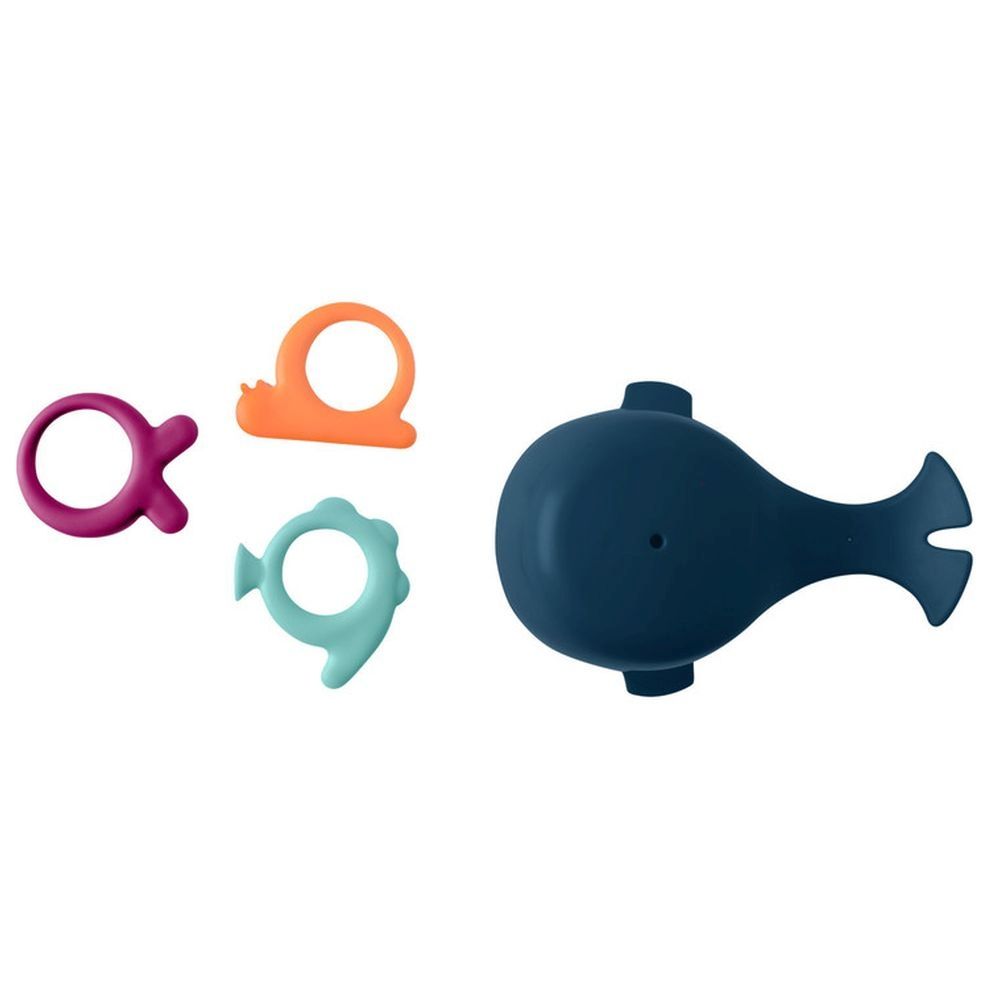 Boon - CHOMP Hungry Whale Bath Toy - Navy