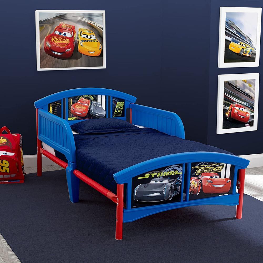 Delta Children - Disney Pixar Cars Plastic 3D Bed - Blue