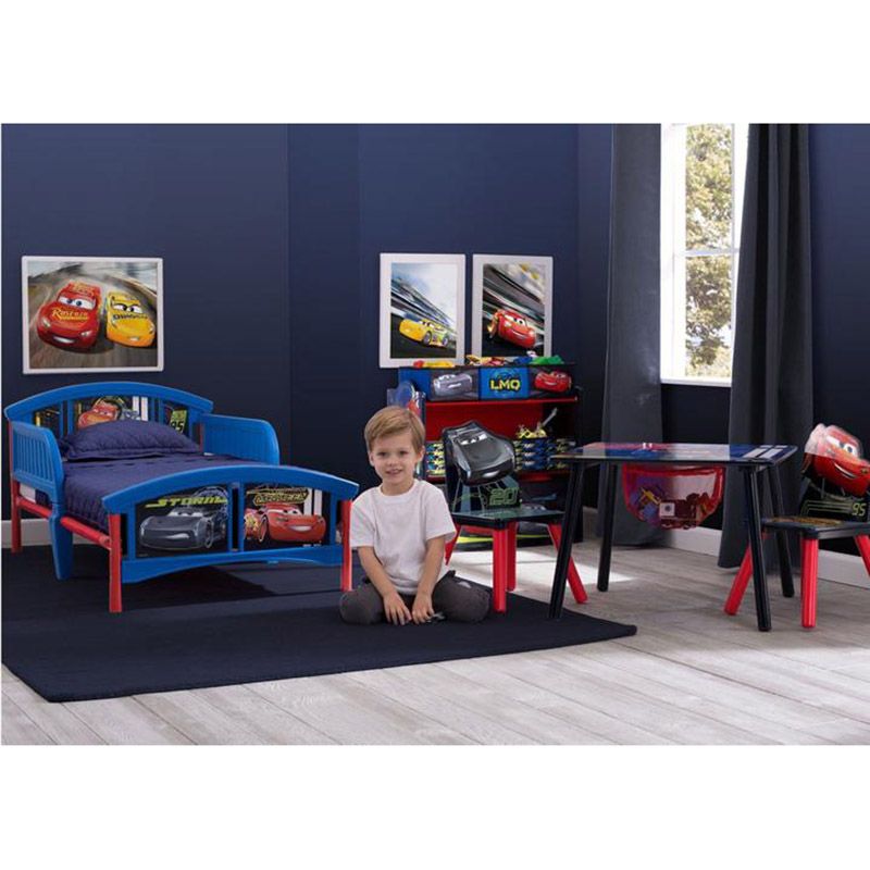 Delta Children - Disney Pixar Cars Plastic 3D Bed - Blue