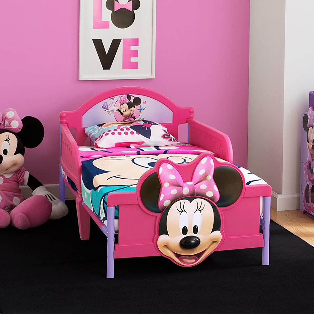 Delta Children - Minnie Mouse Plastic 3D Toddler Bed