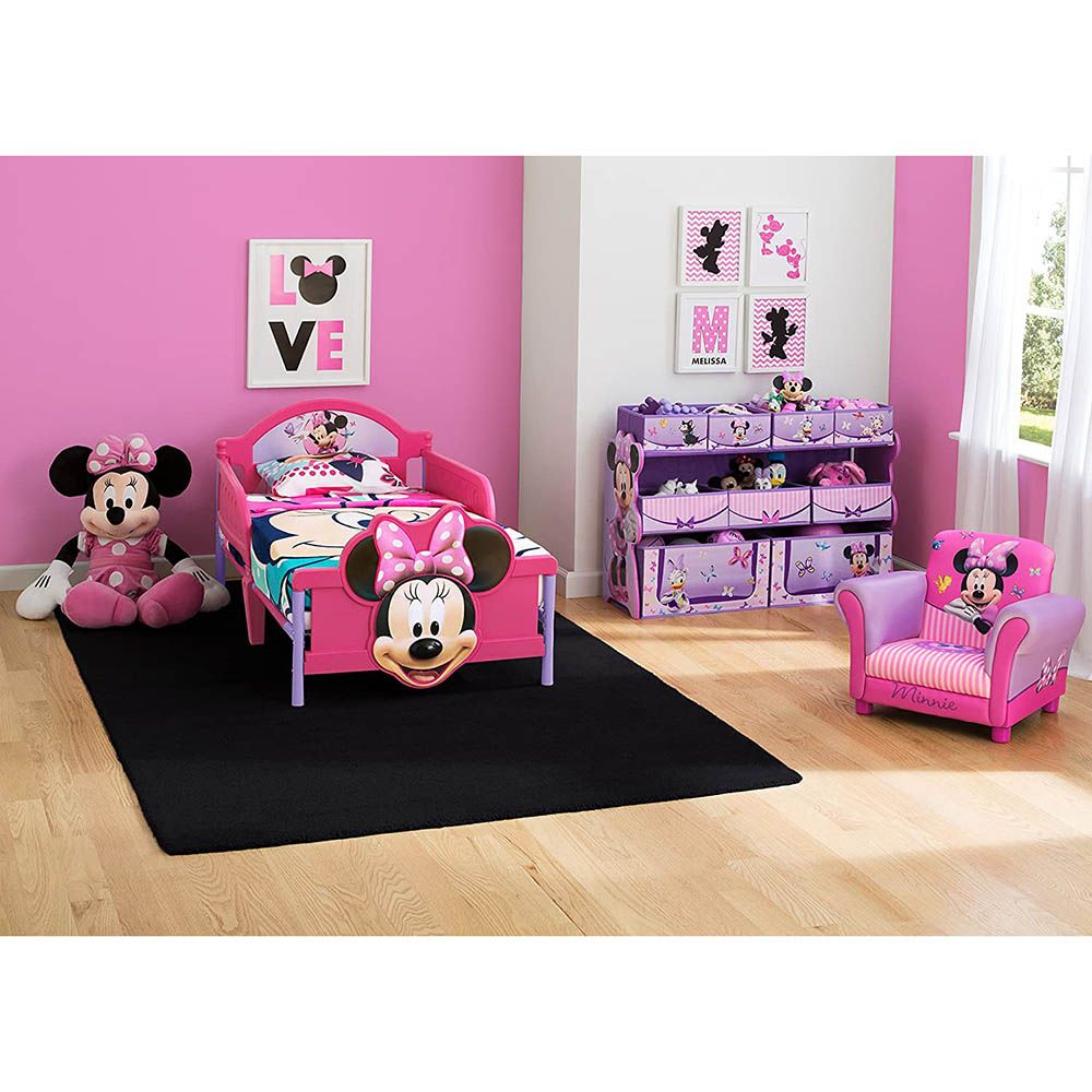 Delta Children - Minnie Mouse Plastic 3D Toddler Bed