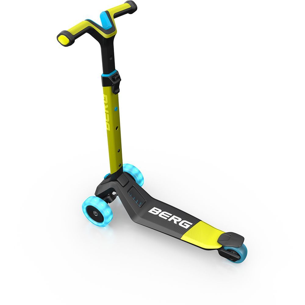 Berg - Nexo Foldable Lights LED-deck Scooter - Lime