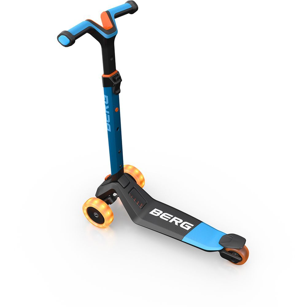 Berg - Nexo Foldable Lights LED-deck Scooter - Blue