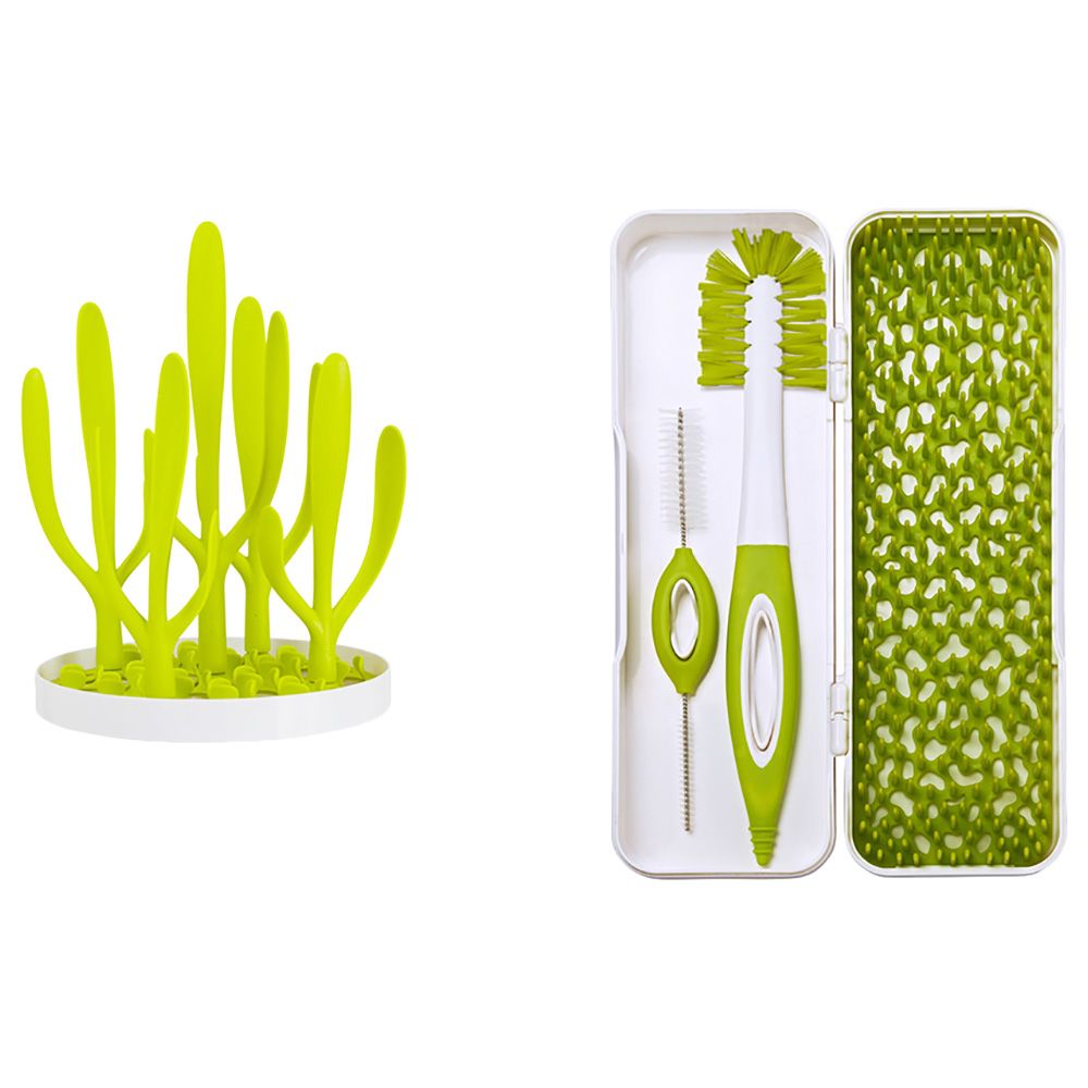 Boon - Sprig Drying Rack & Travel Drying Rack & Bottle Brushes