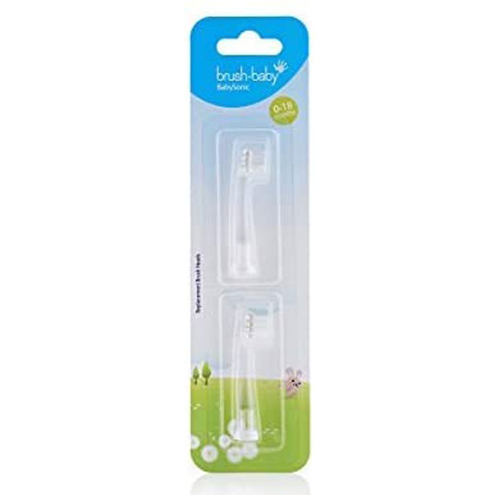 Brush Baby - Baby Sonic Replacement Brush Heads Pack Of 2 