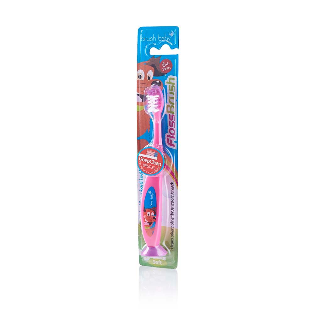 Brush Baby - FlossBrush 6y+ - Pink