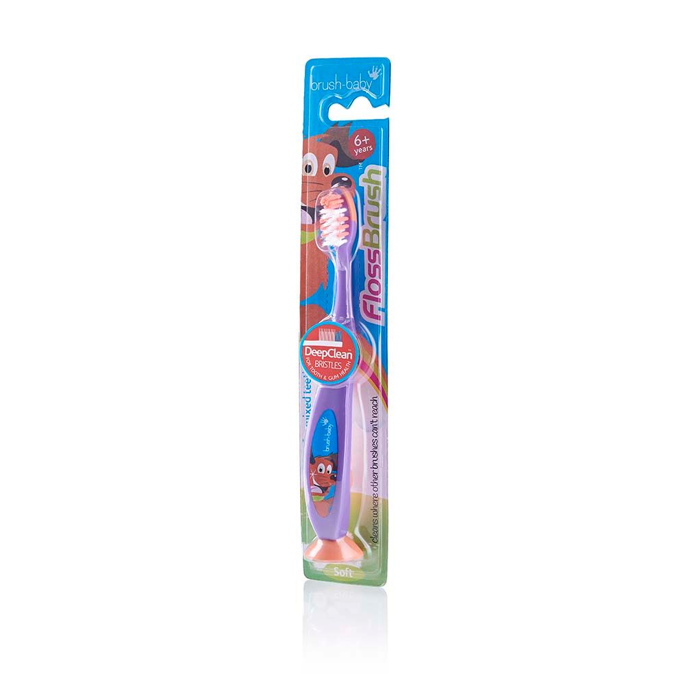 Brush Baby - FlossBrush 6y+ - Purple