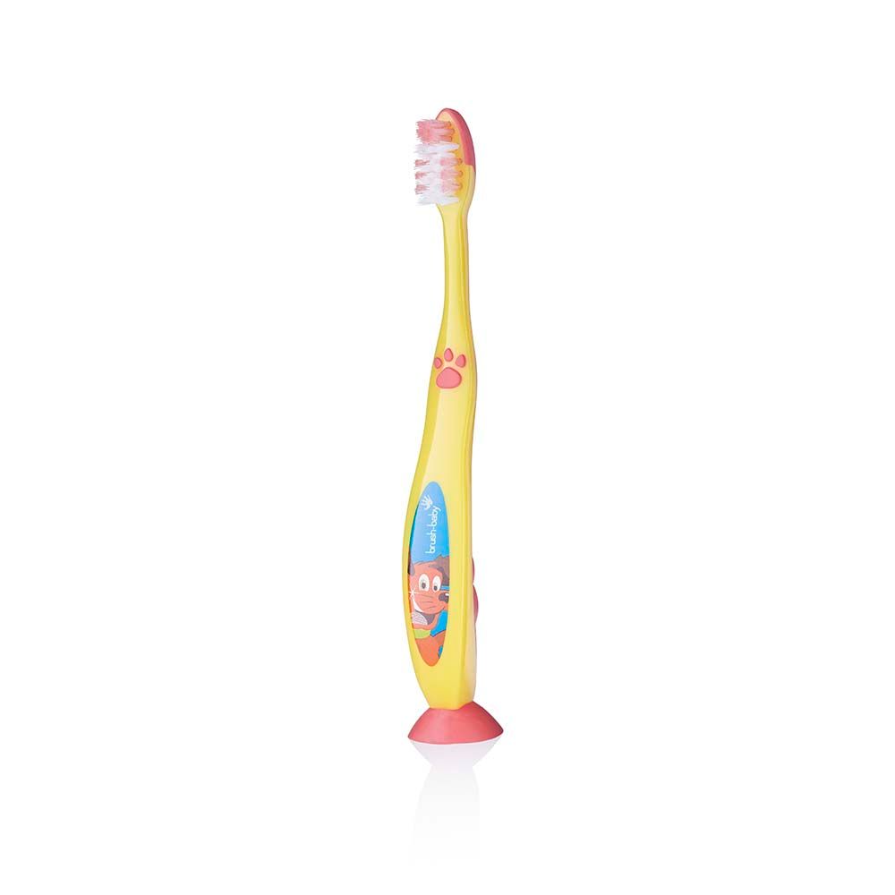 Brush Baby - FlossBrush 6y+ - Yellow