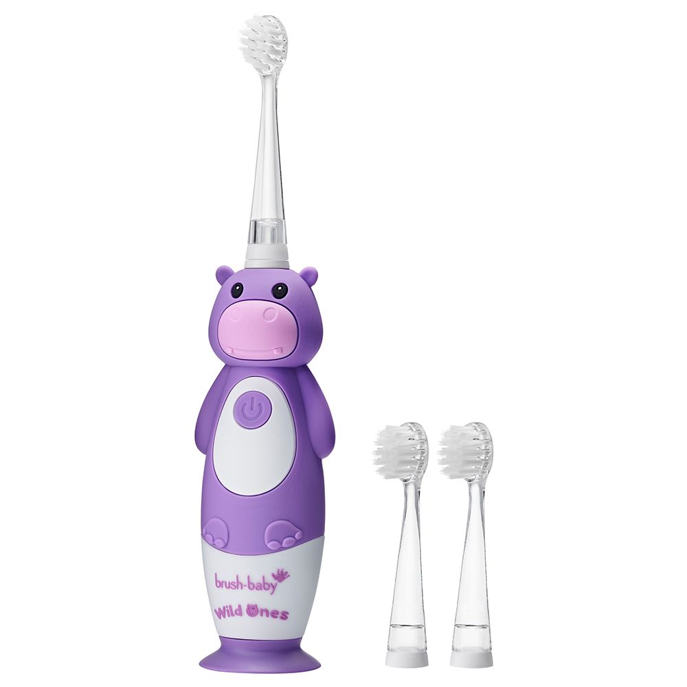 Brush Baby - New Wildone Hippo Rechargeable Toothbrush 