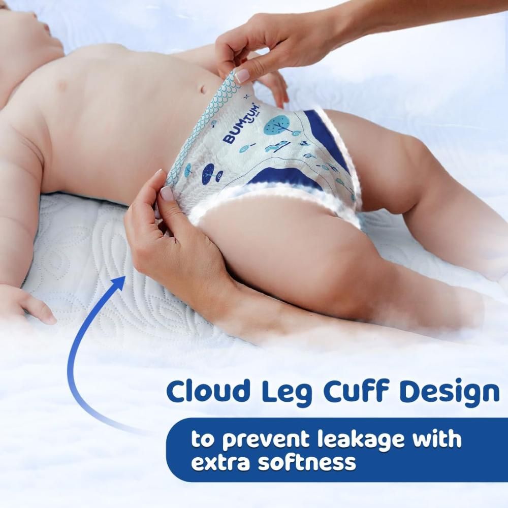 Bumtum - Baby Diaper Pants with Double Leakage Protection - 12-18kg XL - 54pcs