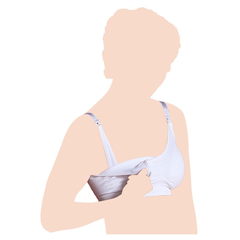 Carriwell - Original Maternity & Nursing Bra - White