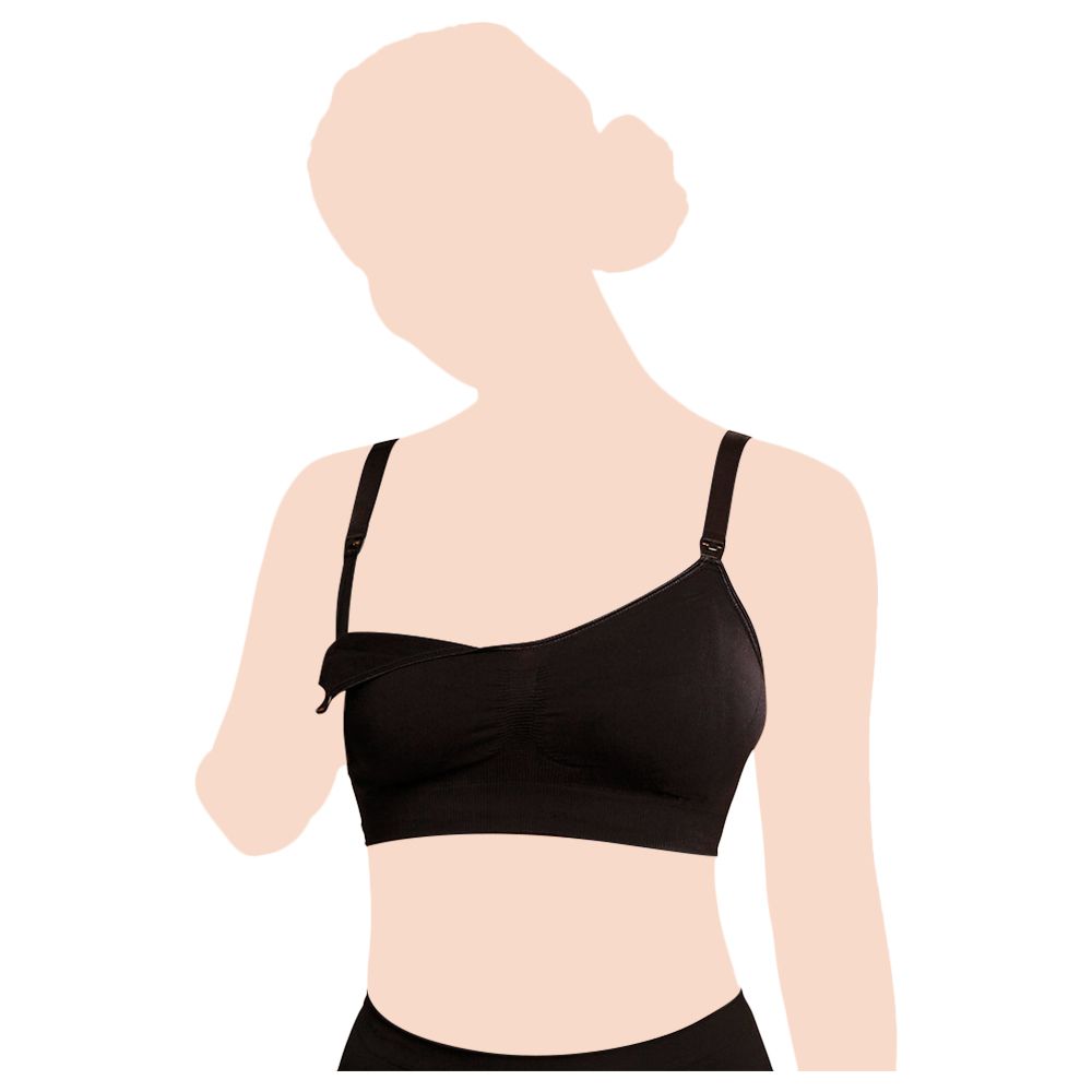 Carriwell - Original Maternity & Nursing Bra - Black