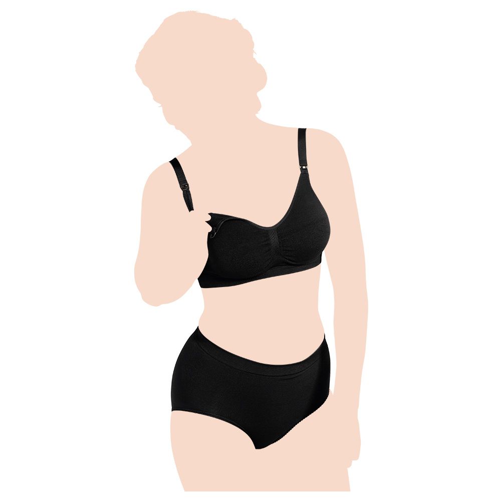 Carriwell - Original Maternity & Nursing Bra - Black