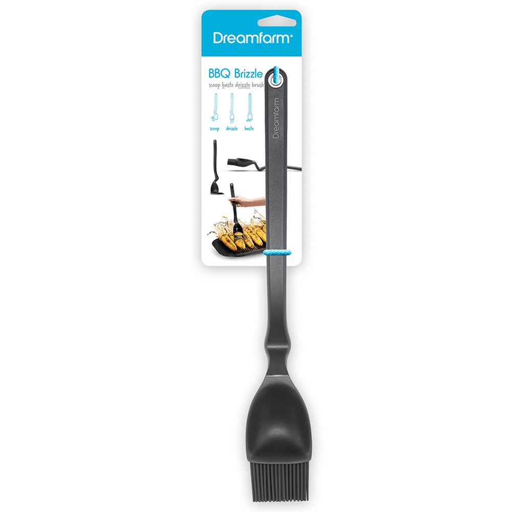 Dreamfarm - Brizzle Silicone BBQ Sauce Basting Brush - Black