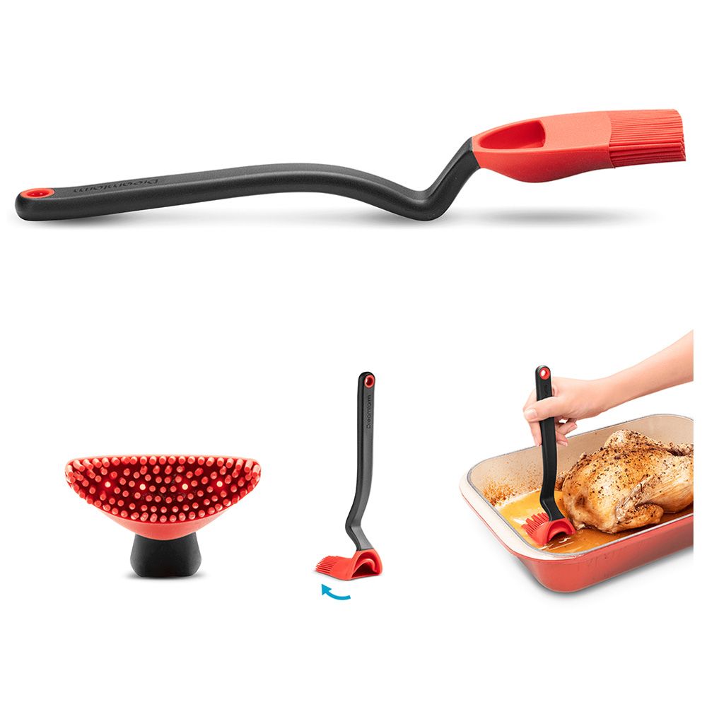 Dreamfarm - Brizzle Non-Stick Basting Brush - Red