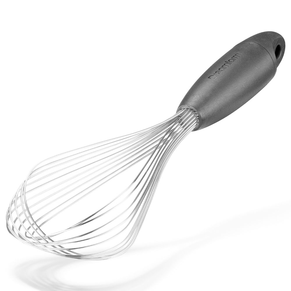 Dreamfarm - Flisk 3-in-1 Stainless Steel Whisk W/ Handle - Black