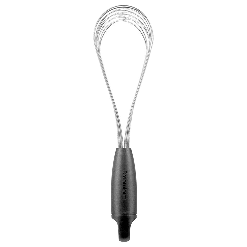 Dreamfarm - Flisk 3-in-1 Stainless Steel Whisk W/ Handle - Black