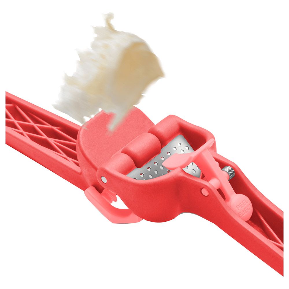 Dreamfarm - Garject Lite Non-Scratch Garlic Press W/ Ejector - Red