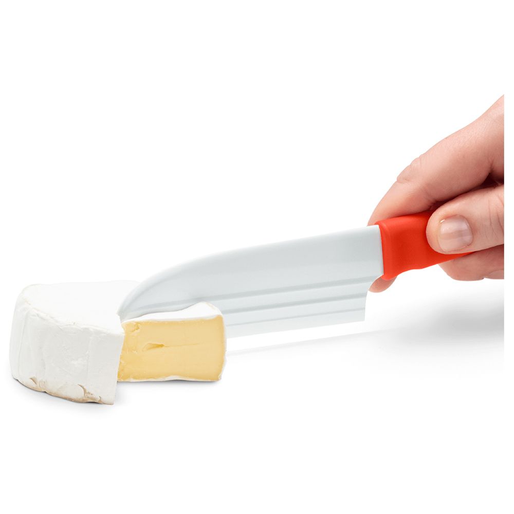 Dreamfarm - Knibble Lite Non-Stick Cheese Knife W/ Forks - Red