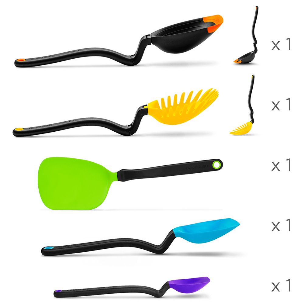 Dreamfarm - Non-Scratch Silicone Cooking Utensils 5pc-Set