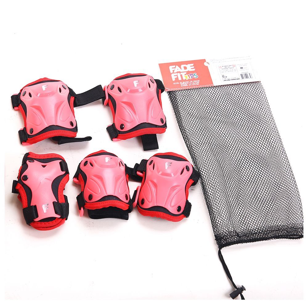 Fade Fit - Girls Protective Gear Pads Set - Pink