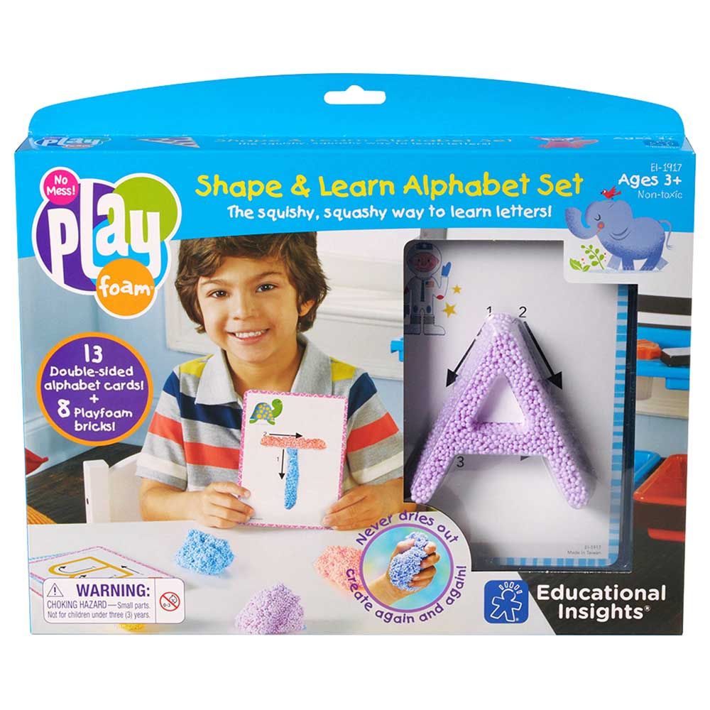 Learning Resources - Playfoam Shape & Learn Alphabet Set