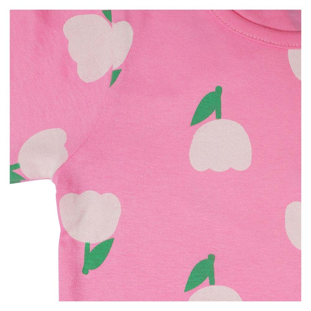 Aiko - 2pc-Set - Baby Cute Print T-Shirt & Pyjama - Pink