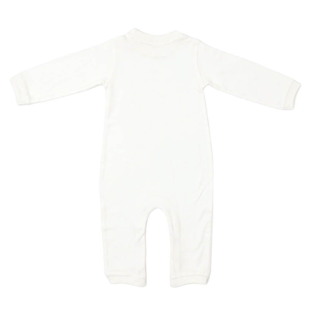 Aiko - Baby Jumpsuit W/Cute Print - White