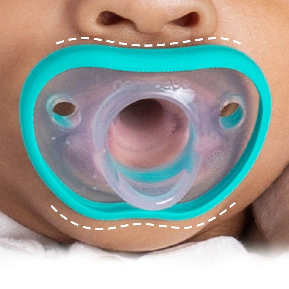 Nanobebe - Flexy Pacifier 3M+ Pack Of 4 - Pink & Grey