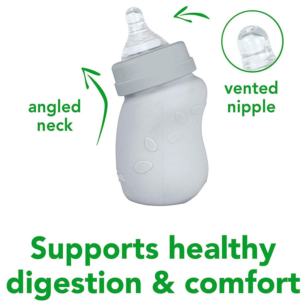 Green Sprouts - Baby Bottle w/ Silicone Cover 5oz - Pack of 2