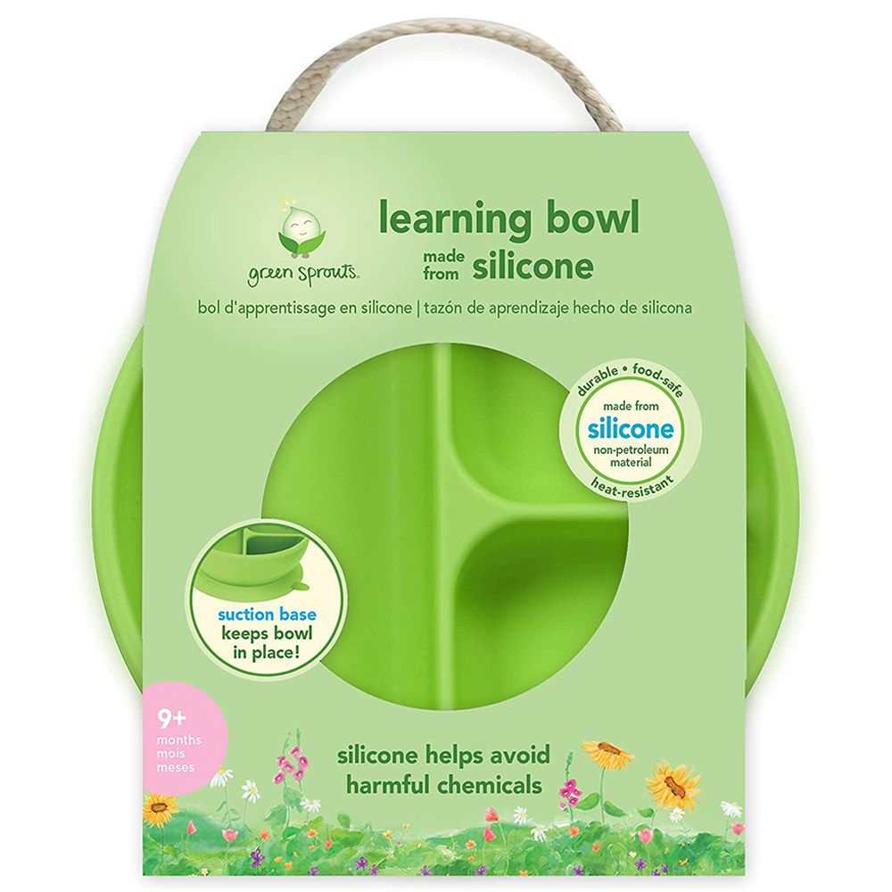 Green Sprouts - Learning Bowl & Feeding Spoons