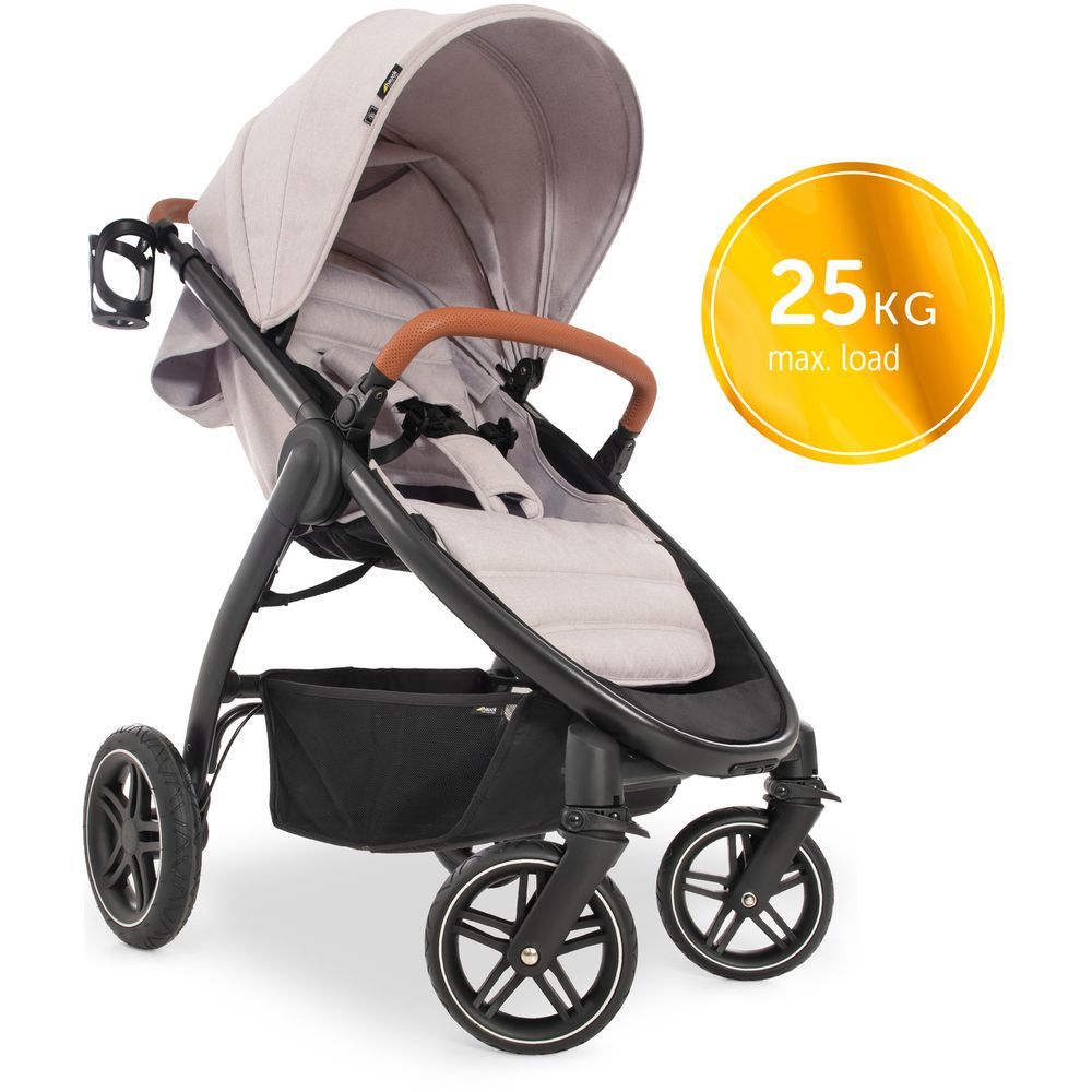 Hauck - Uptown Stainless Steel Stroller - Beige