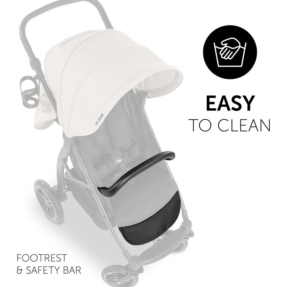 Hauck - Rapid 4D Stainless Steel Stroller - Beige