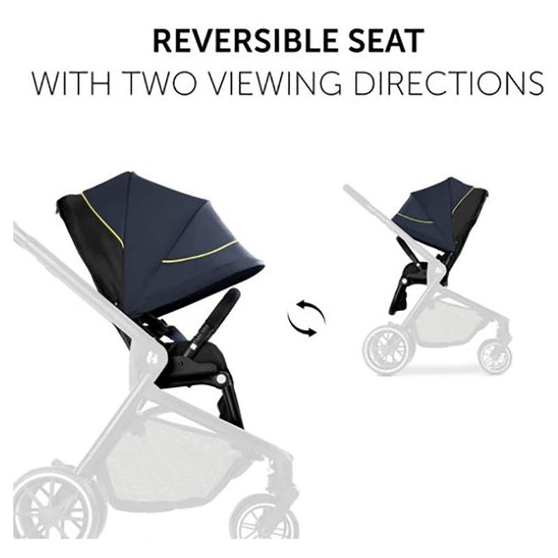 Hauck - 2-In-1 Pushchair Set w/ Baby Cot - Navy Blue Neon