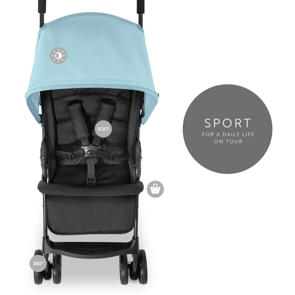 Hauck - Sport Lightweight Stroller - Blue