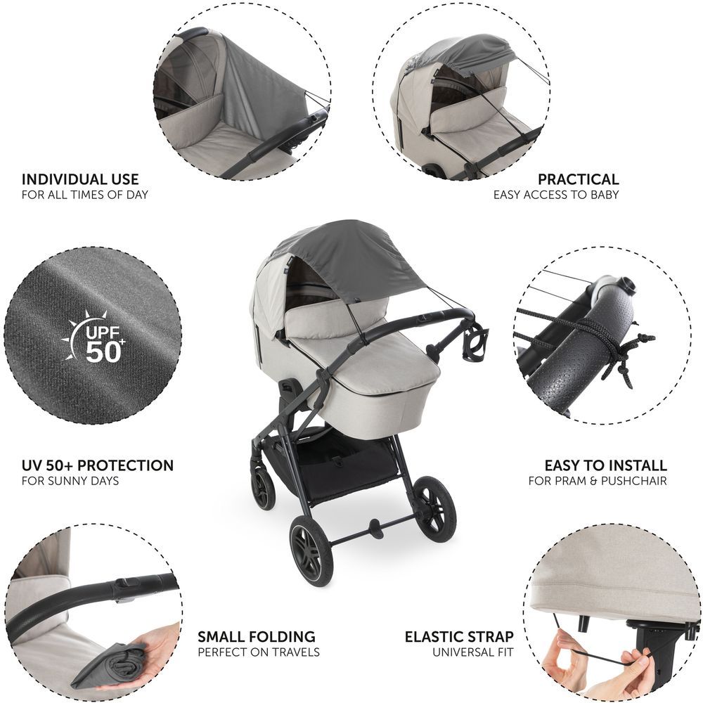 Hauck - Stroller Sunshade - Grey