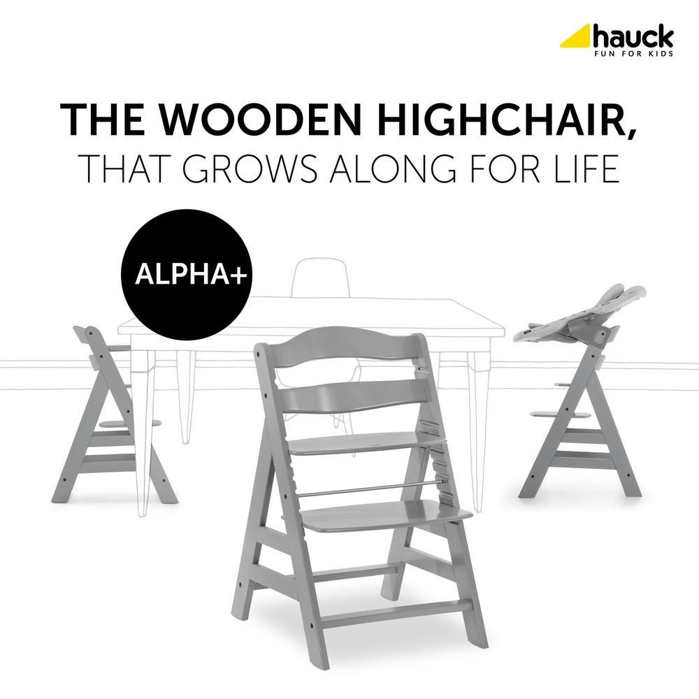 Hauck - Alpha+ High Chairs - Grey