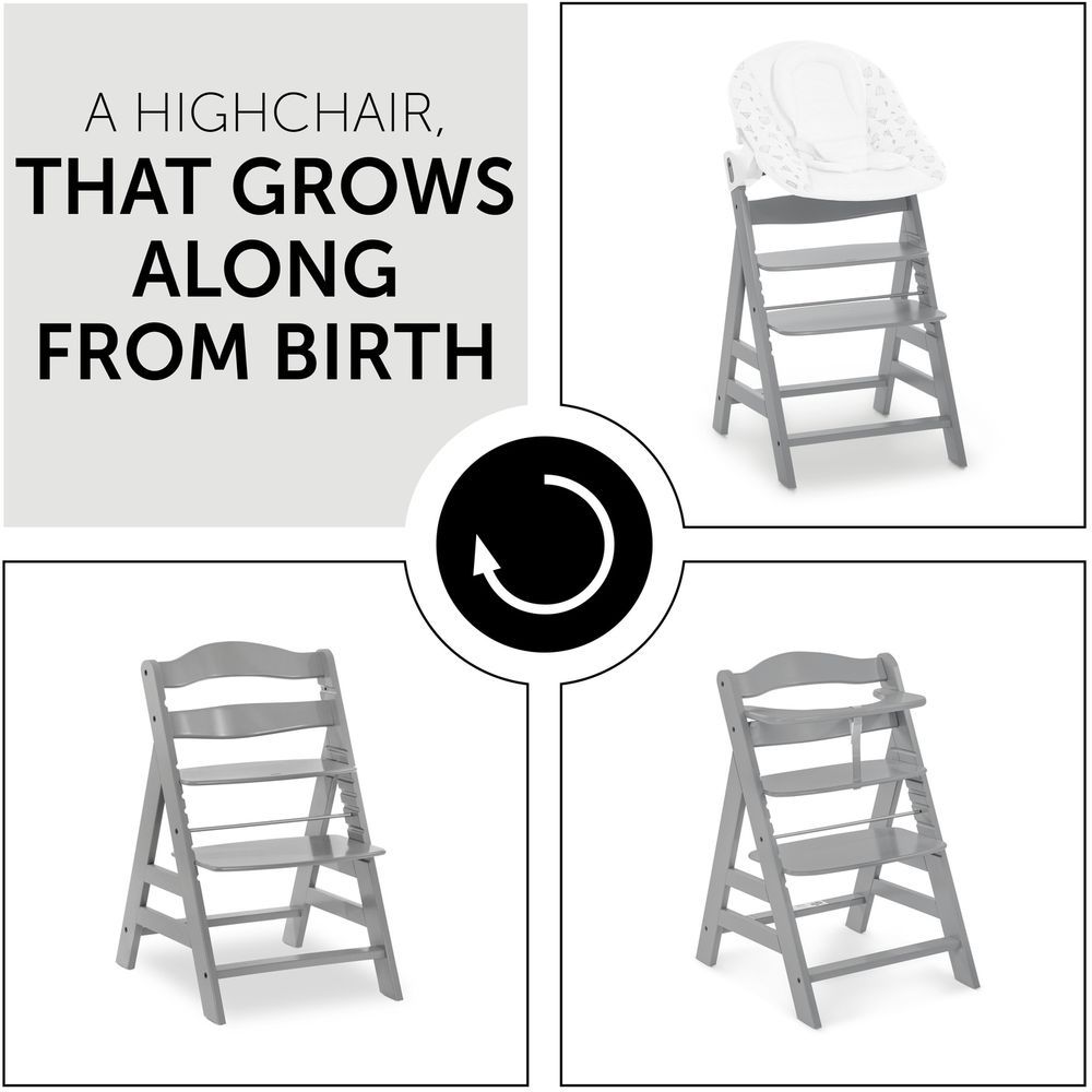 Hauck - Alpha+ High Chairs - Grey