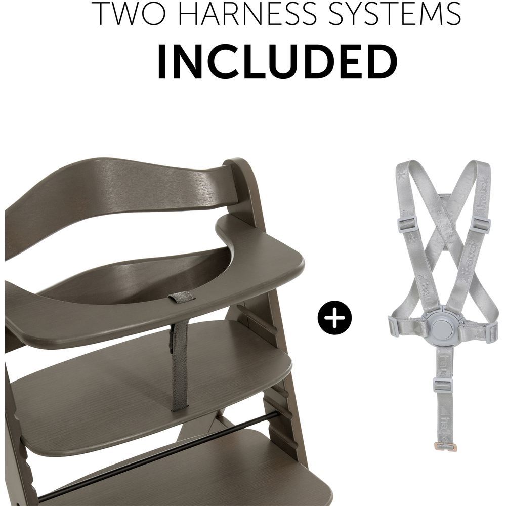 Hauck - Alpha+ Select High Chair - Charcoal